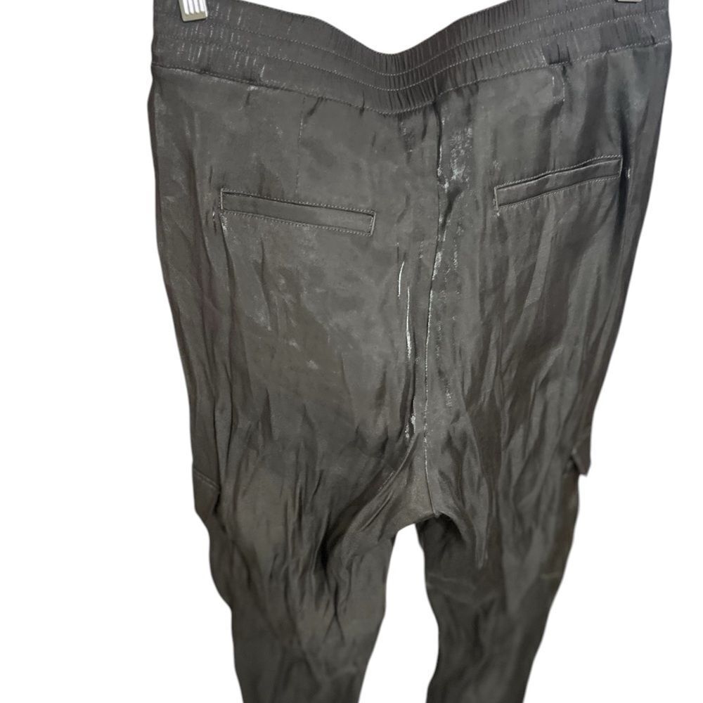 By anthropologie cargo shimmer shine jogger  charcoal Gray small - Picture 3 of 14